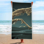 Running Mummy Print Beach Towel