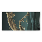 Running Mummy Print Beach Towel