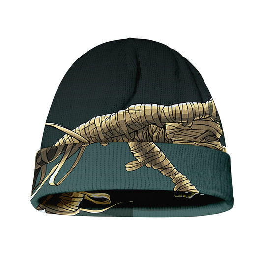 Running Mummy Print Beanie