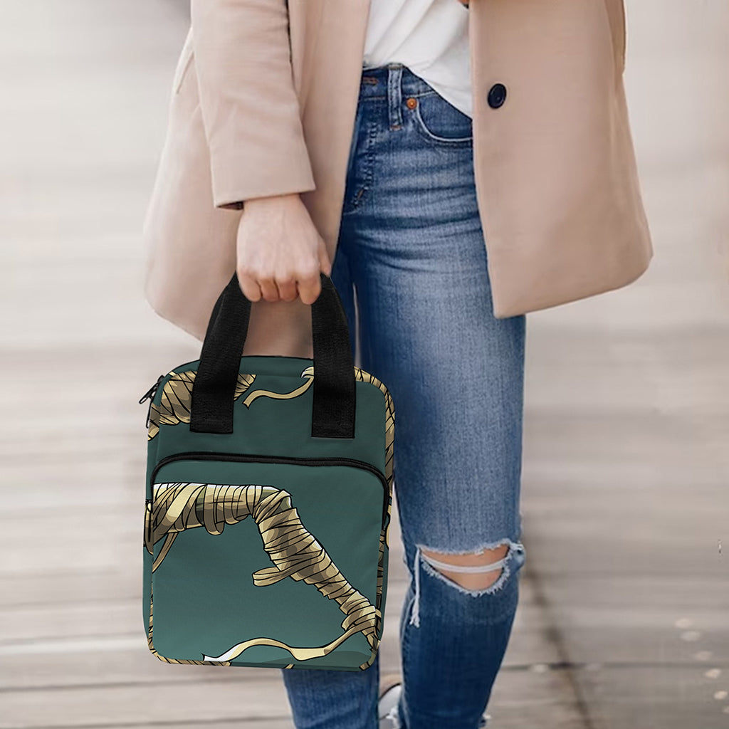 Running Mummy Print Bible Tote Bag