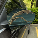 Running Mummy Print Car Side Mirror Covers