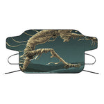 Running Mummy Print Car Windshield Snow Cover