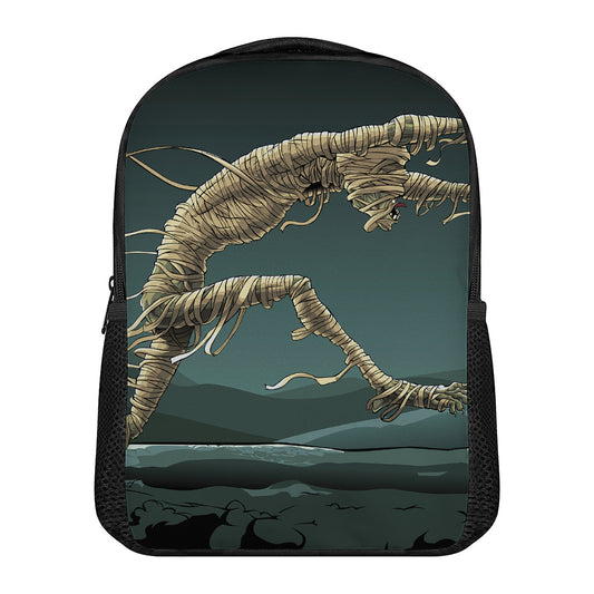 Running Mummy Print Casual Backpack