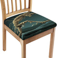 Running Mummy Print Chair Cushion Cover