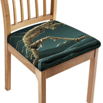 Running Mummy Print Chair Cushion Cover