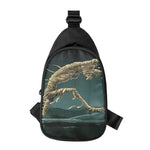 Running Mummy Print Chest Bag