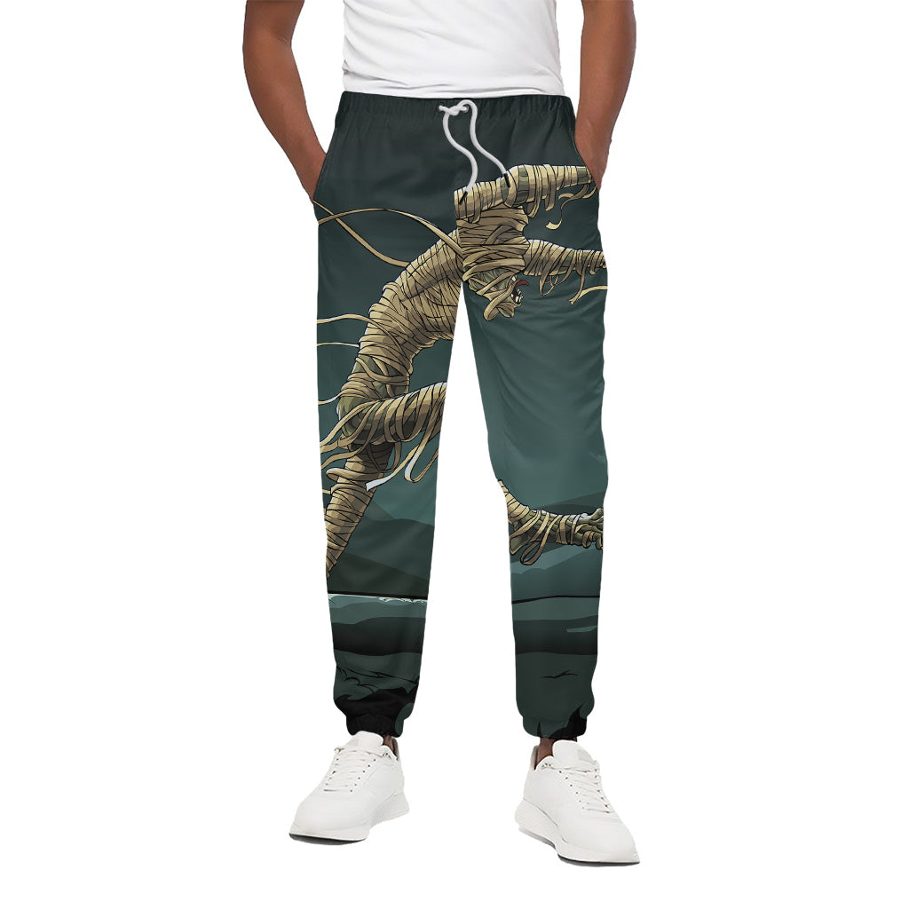 Running Mummy Print Cotton Pants