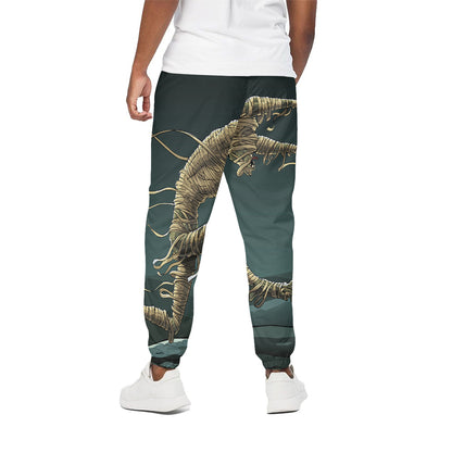 Running Mummy Print Cotton Pants