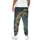 Running Mummy Print Cotton Pants