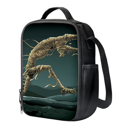 Running Mummy Print Crossbody Lunch Bag