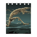 Running Mummy Print Curtain