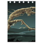 Running Mummy Print Curtain