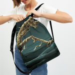 Running Mummy Print Drawstring Backpack