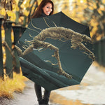 Running Mummy Print Foldable Umbrella