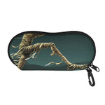 Running Mummy Print Glasses Case