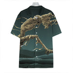 Running Mummy Print Hawaiian Shirt