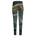 Running Mummy Print High-Waisted Pocket Leggings