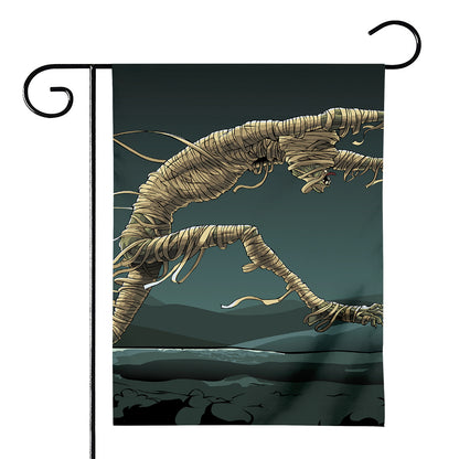 Running Mummy Print House Flag