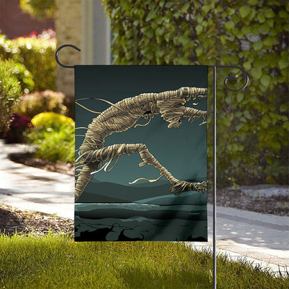 Running Mummy Print House Flag