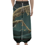 Running Mummy Print Lantern Pants
