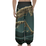 Running Mummy Print Lantern Pants