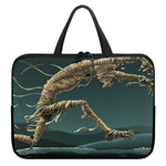 Running Mummy Print Laptop Sleeve With Handle