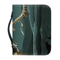 Running Mummy Print Leather Bible Cover