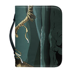 Running Mummy Print Leather Bible Cover