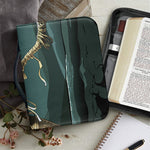 Running Mummy Print Leather Bible Cover
