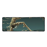 Running Mummy Print Long Kitchen Mat