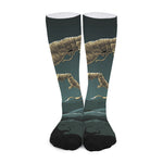 Running Mummy Print Long Socks