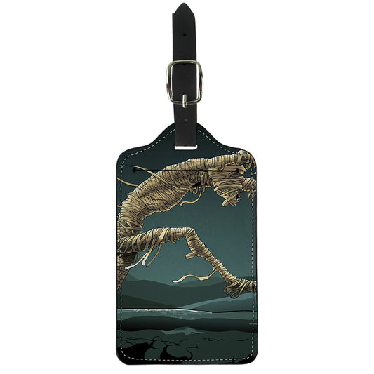 Running Mummy Print Luggage Tag