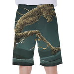 Running Mummy Print Men's Beach Shorts