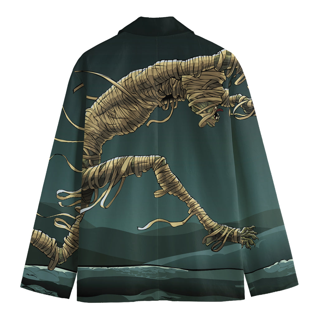 Running Mummy Print Men's Blazer