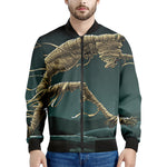 Running Mummy Print Men's Bomber Jacket