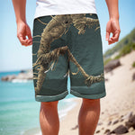Running Mummy Print Men's Cargo Shorts