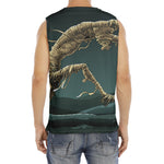 Running Mummy Print Men's Fitness Tank Top