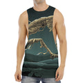 Running Mummy Print Men's Muscle Tank Top