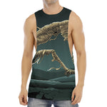 Running Mummy Print Men's Muscle Tank Top