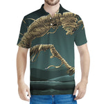 Running Mummy Print Men's Polo Shirt