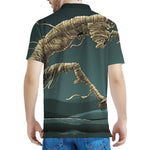 Running Mummy Print Men's Polo Shirt