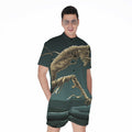Running Mummy Print Men's Romper