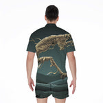 Running Mummy Print Men's Rompers