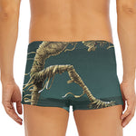 Running Mummy Print Men's Short Boxer Briefs