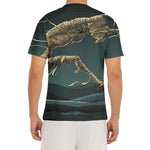 Running Mummy Print Men's Short Sleeve Rash Guard