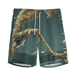 Running Mummy Print Men's Sports Shorts