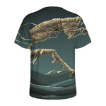 Running Mummy Print Men's Sports T-Shirt