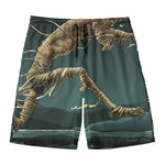 Running Mummy Print Men's Swim Trunks