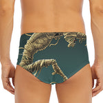 Running Mummy Print Men's Triangle Swim Briefs