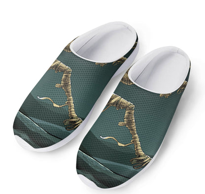 Running Mummy Print Mesh Casual Shoes